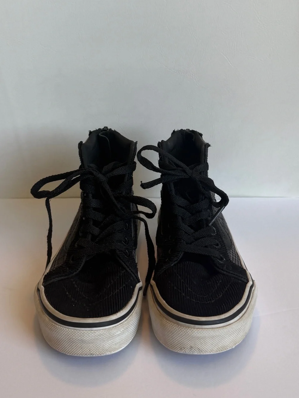 Vans Sk8-Hi Zip Plaid High Tops Kids 11
